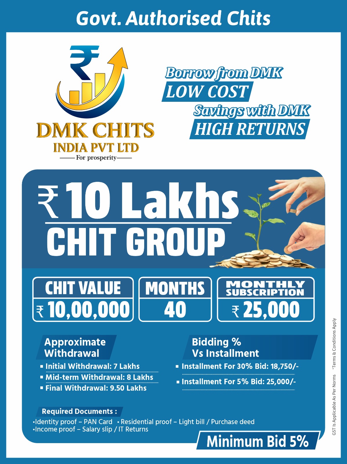₹10 Lakhs Chit Group